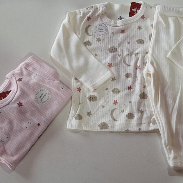 Conjunto Longo Canelado Premium