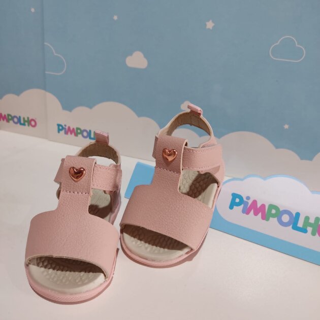 Sandalía rosa coração Pimpolho