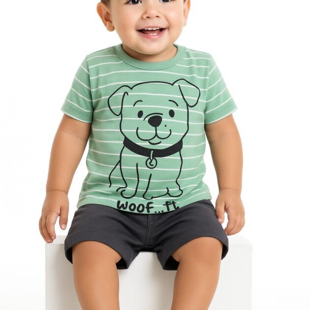 Conjunto Infantil woof ft dog