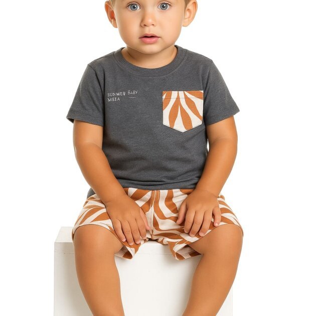 Conjunto blusa com bolso