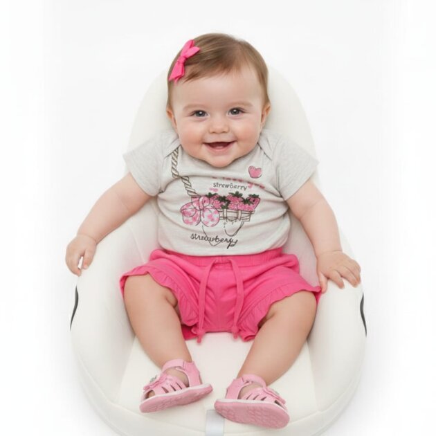 Conjunto Body e Short flor