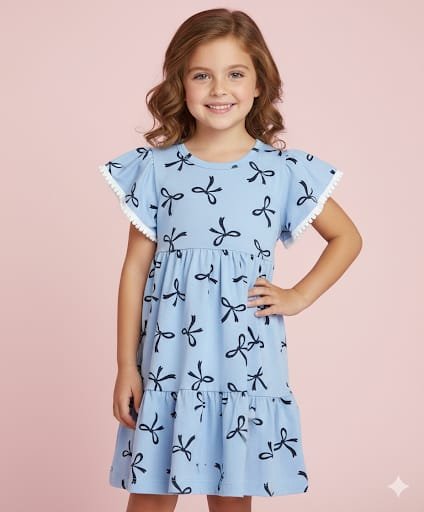 Vestido grande laço