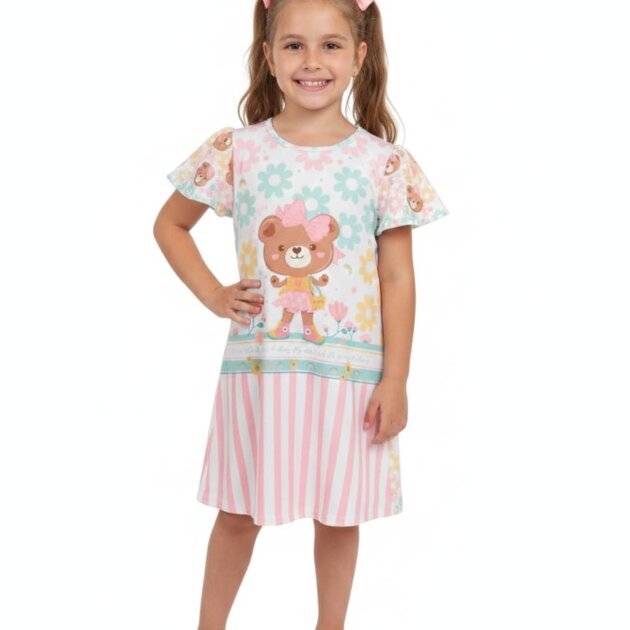 vestido ursinho