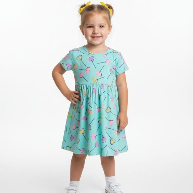 Vestido Pirulito de Coração