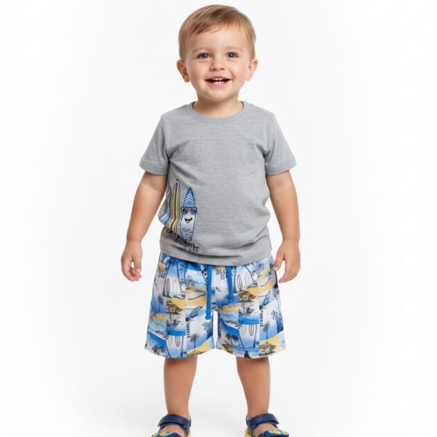 Conjunto short estampa