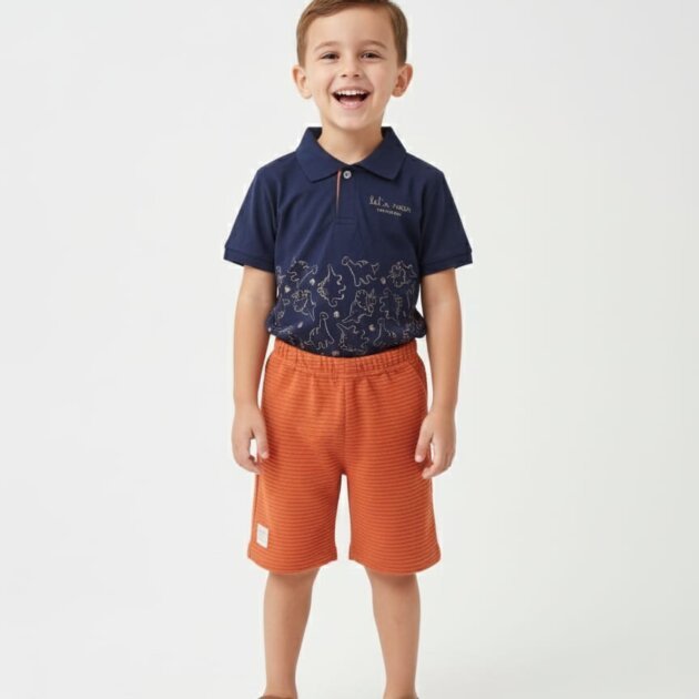 Conjunto gola polo dinos