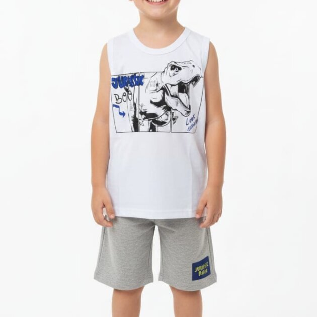 Conjunto dino branco