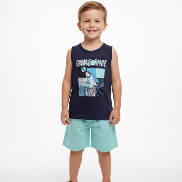 Conjunto game time tubarão