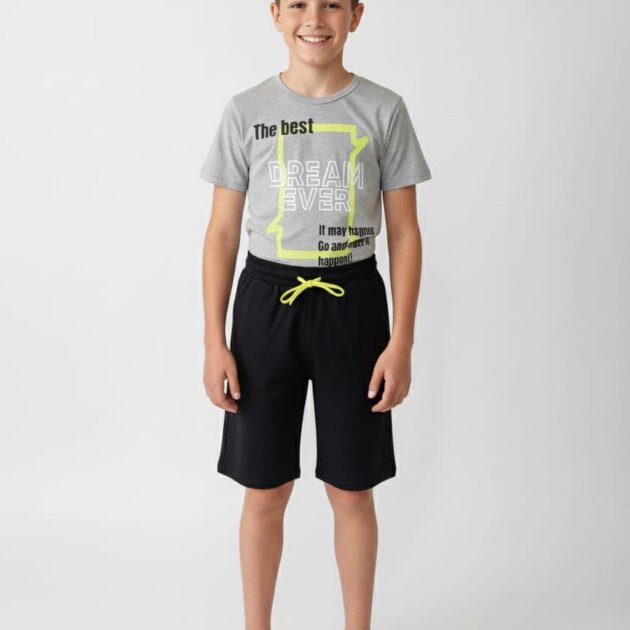 Conjunto the best cinza