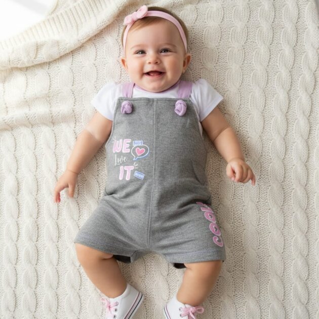 Conjunto Jardineira  We love It