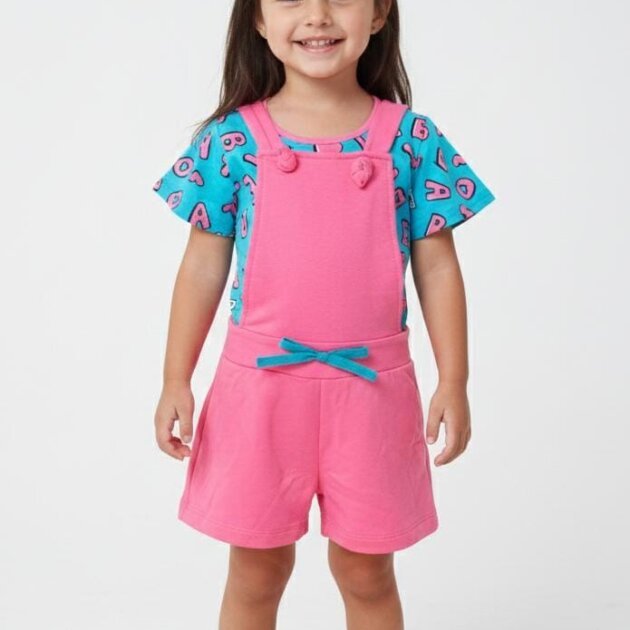 Conjunto Jardineira Abc