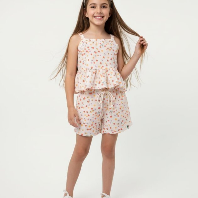 Conjunto Flor Babado