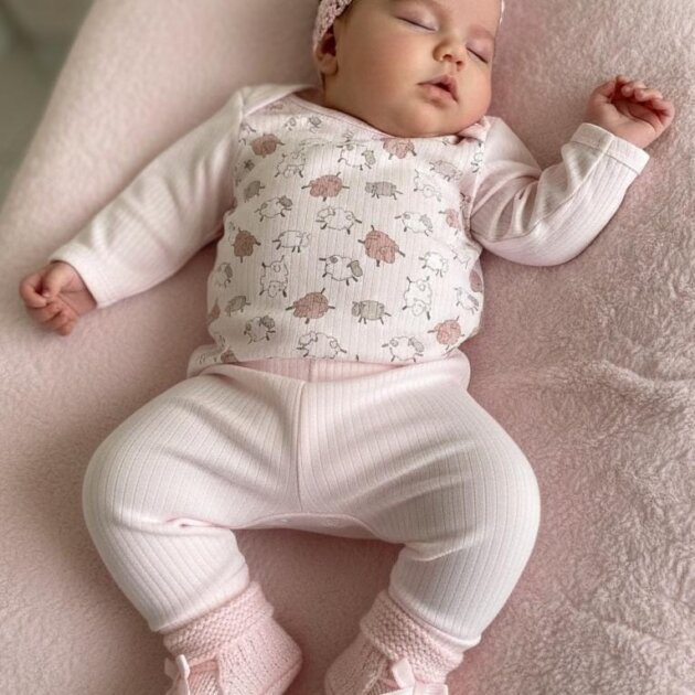 Conjunto Ovelho Rosa