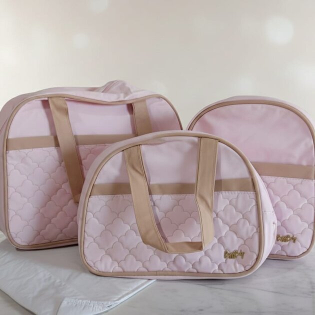 Kit Bolsa Maternidade+ Trocador