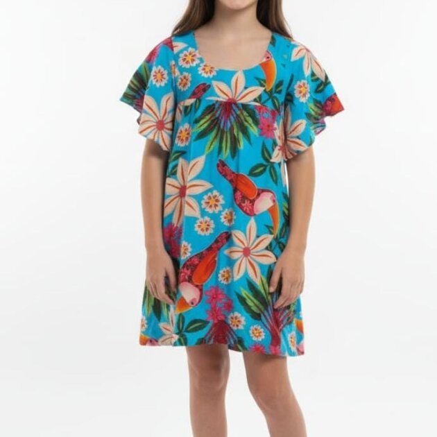 Vestido Estampado Blue