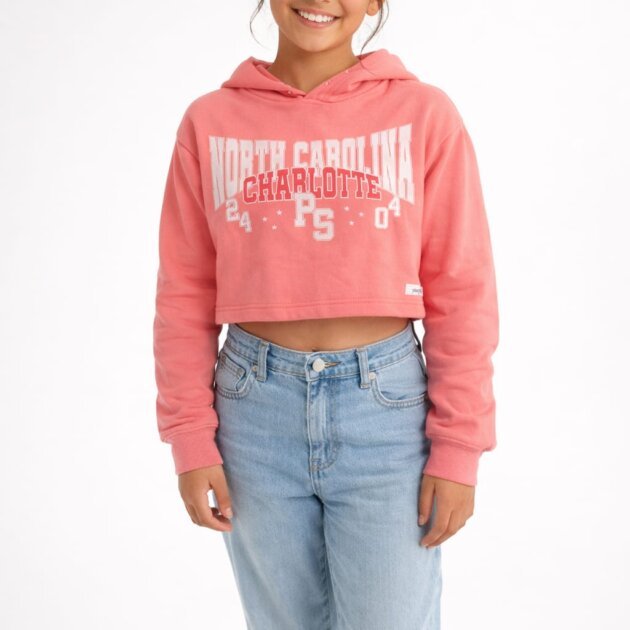 Blusão Cropped Moletom