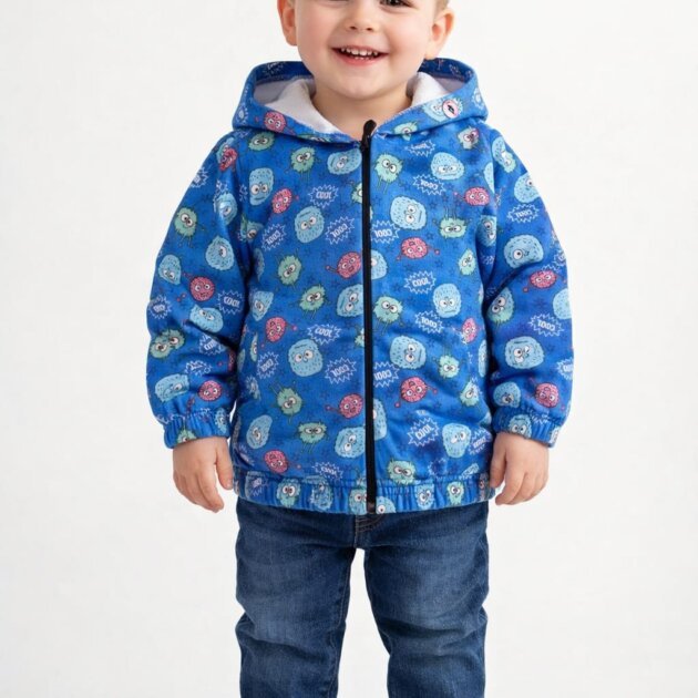 Jaqueta  Monstrinhos ziper